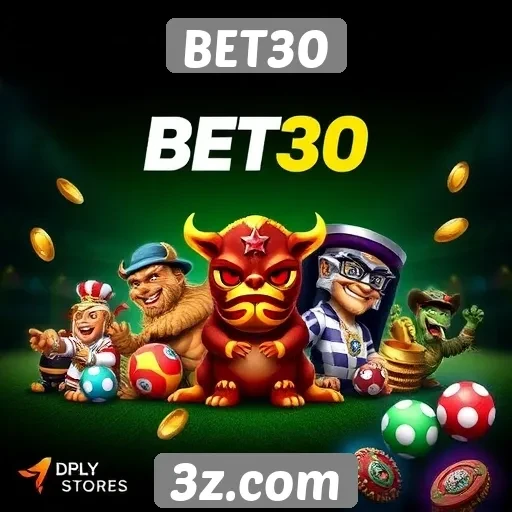 Variedade de jogos oferecidos na plataforma BET30